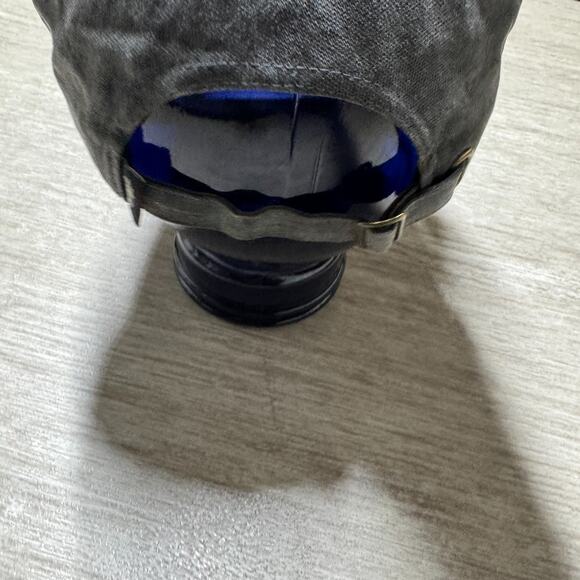 Stussy Basic Low Pro Cap Hat Washed Charcoal Script Logo - Picture 3 of 6